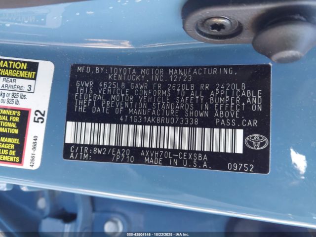 Toyota Camry Se Image 6