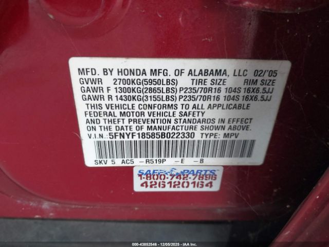 Honda Pilot Ex-l Image 7