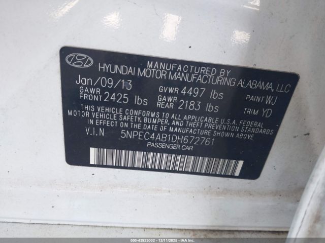 Hyundai SONATA Limited 2.0t Image 8