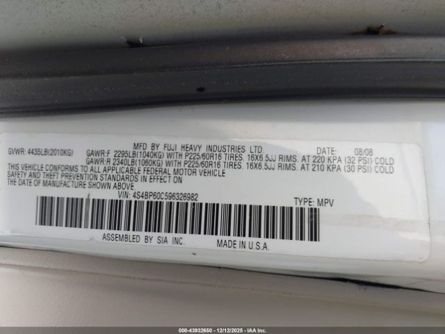 Subaru Outback 2.5i Image 3