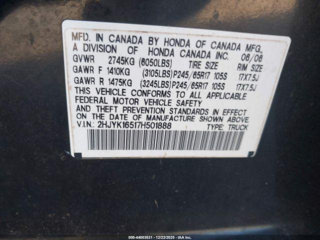 Honda Ridgeline Rtl Image 11