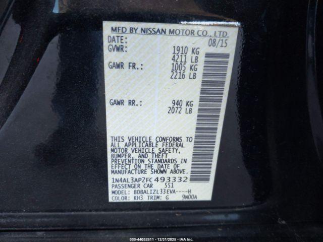 Nissan Altima 2.5 Sv Image 5