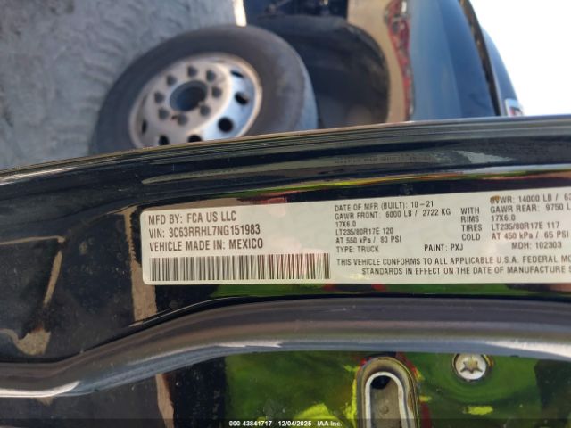 Ram 3500 Big Horn  4x4 8' Box Image 3