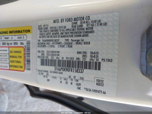 Ford Fusion Titanium Image 3