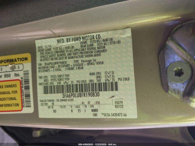 Ford Fusion Se Image 13