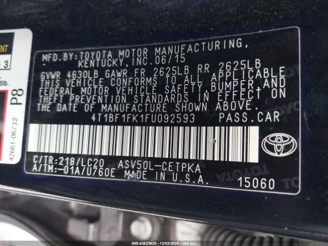 Toyota Camry Xse Image 4