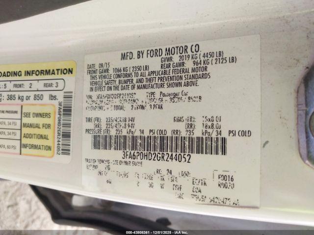 Ford Fusion Se Image 14