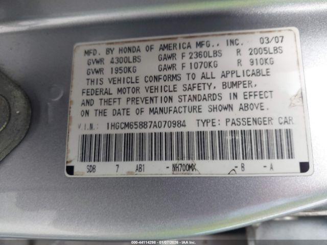 Honda Accord 3.0 Ex Image 6