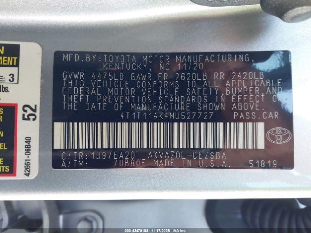 Toyota Camry Se Image 6