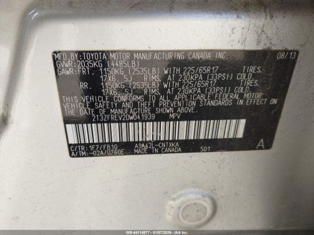 Toyota RAV4 Le Image 7