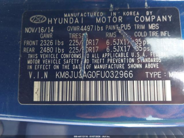 Hyundai TUCSON Se Image 14