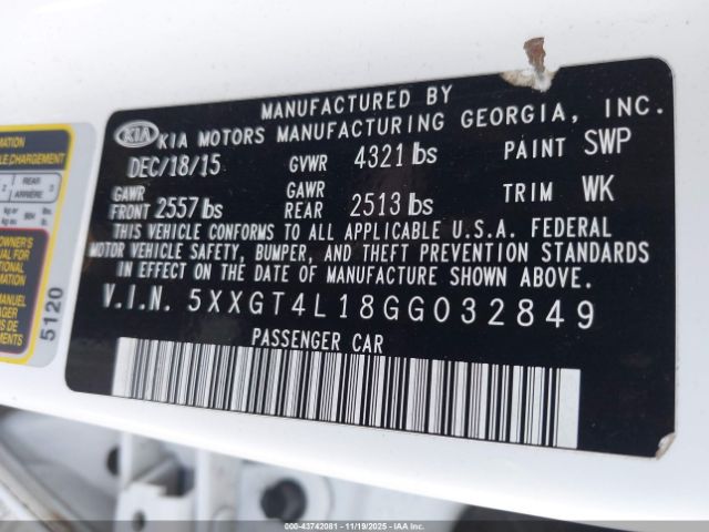 Kia Optima Lx Turbo Image 2