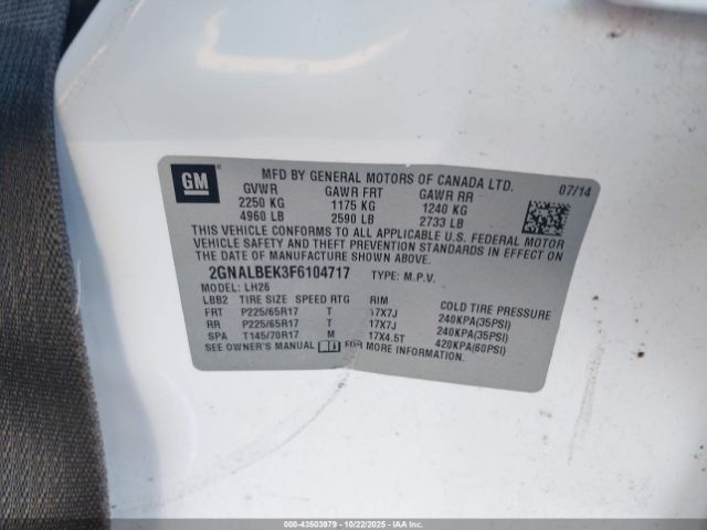 Chevrolet Equinox 1lt Image 3