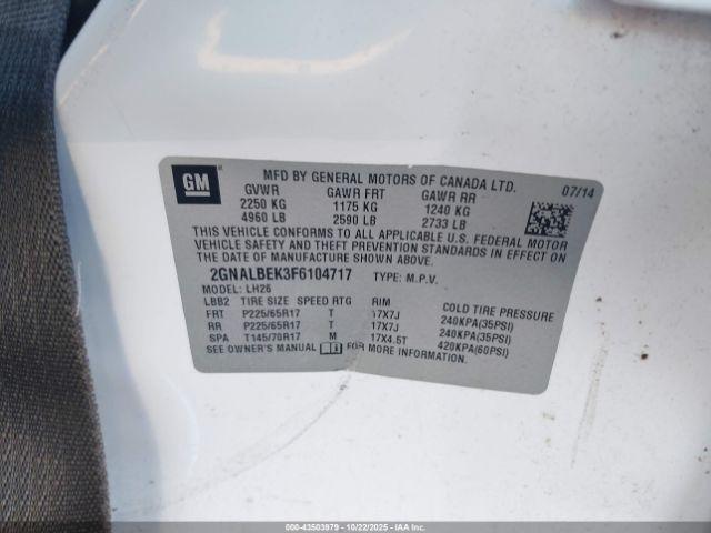 Chevrolet Equinox 1lt Image 3